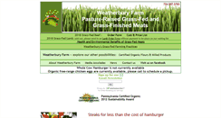 Desktop Screenshot of grassfed.weatherburyfarm.com