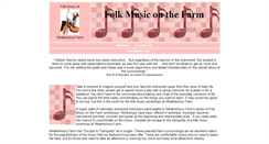Desktop Screenshot of folkmusic.weatherburyfarm.com